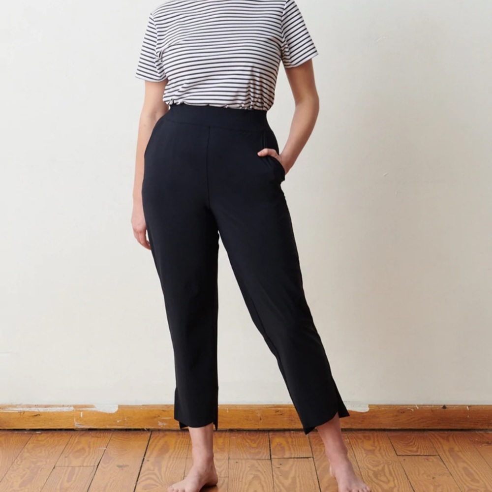 ADAY straight up pants in navy blue